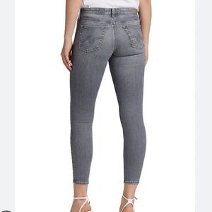AG The Legging Ankle Super Skinny Jeans in Gray Size 28R